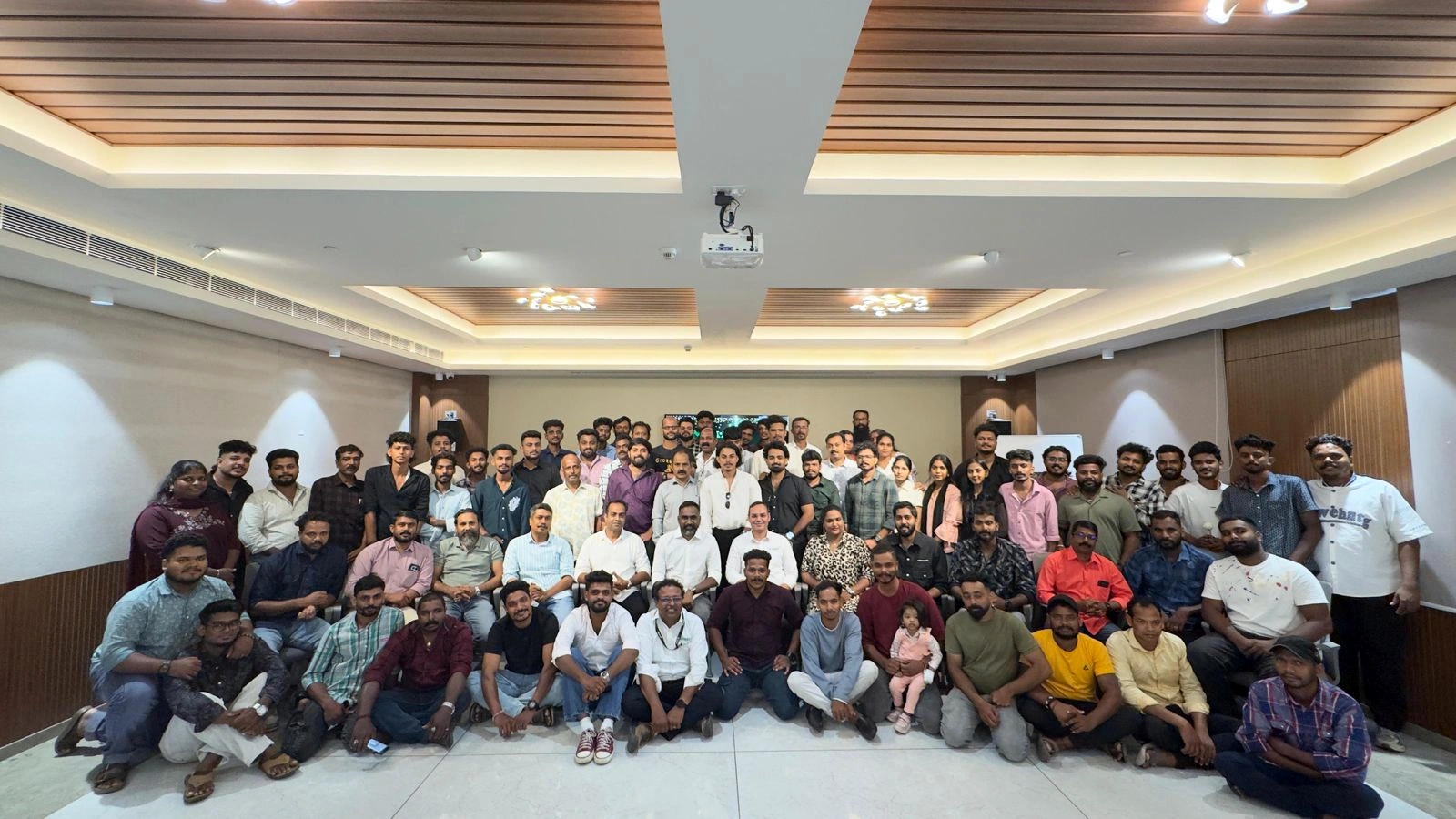 The Aakri team together at the Kochi office